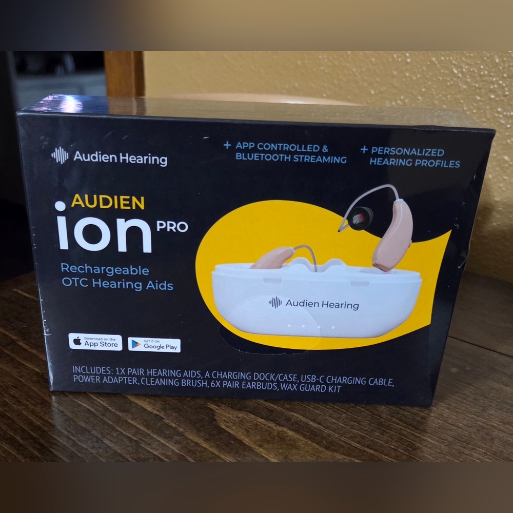 Audien Ion Pro Rechargeable Hearing Aids